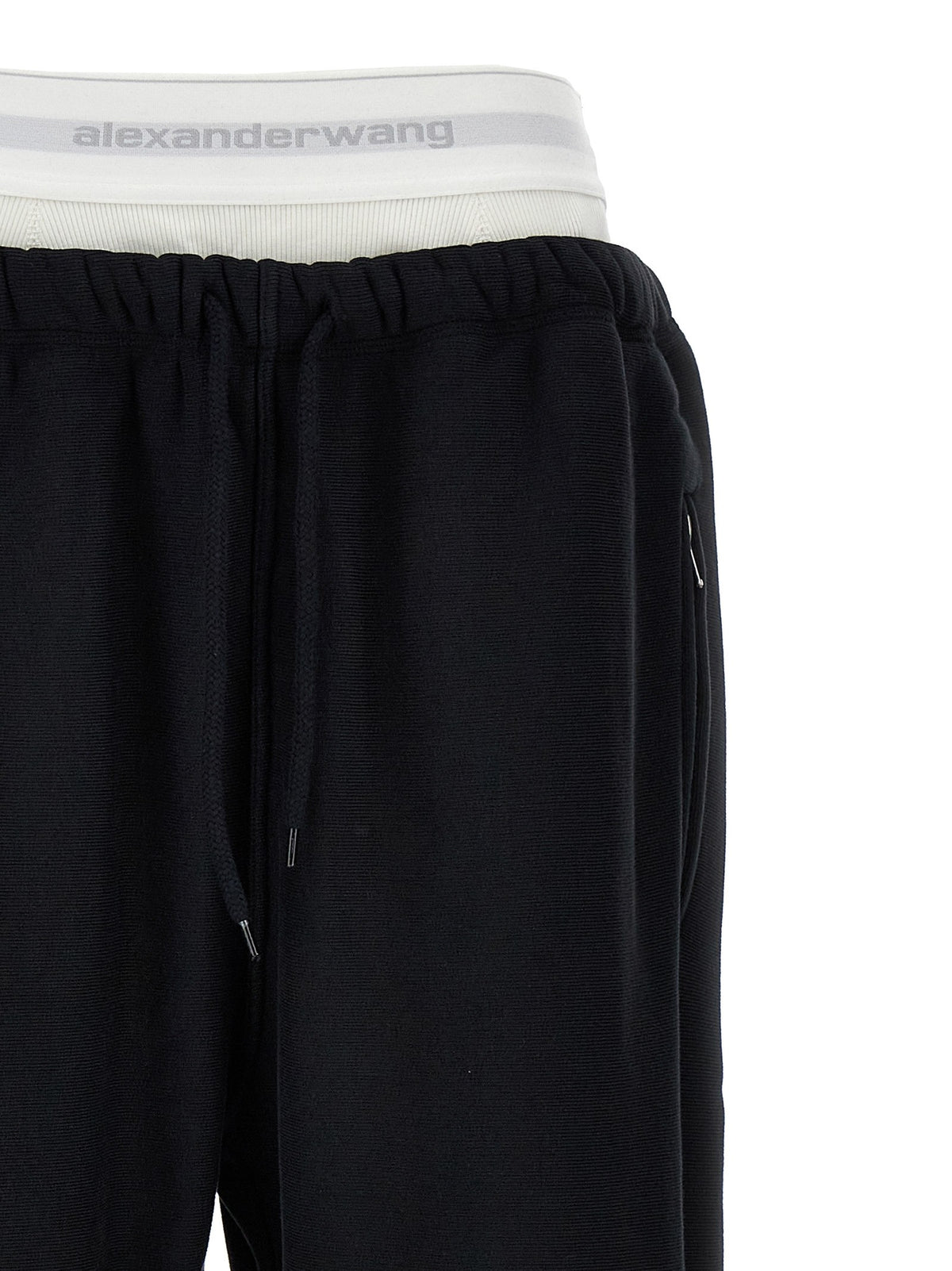 'Wide Leg W/ Logo Elastic Exposed Brief' joggers