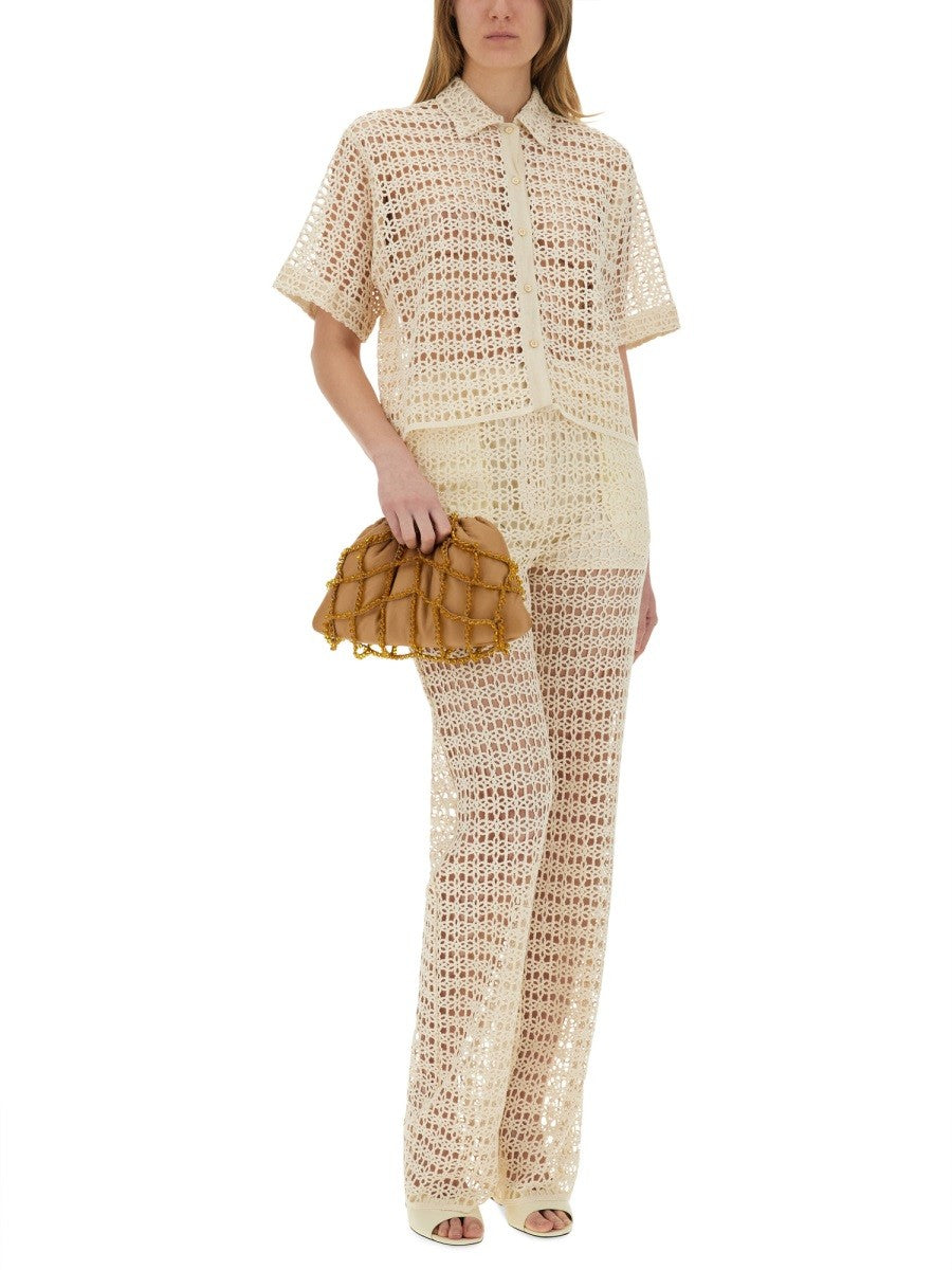 WIDE MACRAMÉ PANTS
