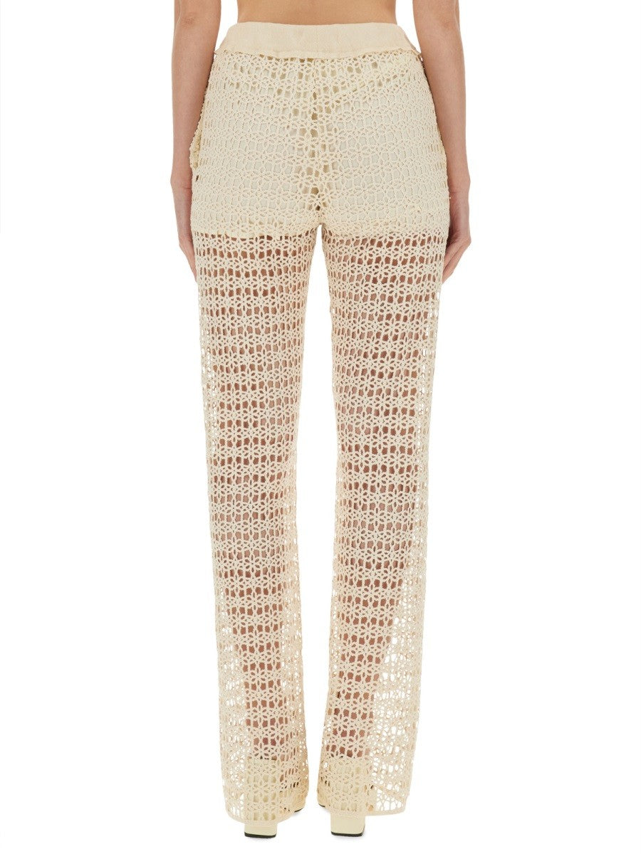 WIDE MACRAMÉ PANTS
