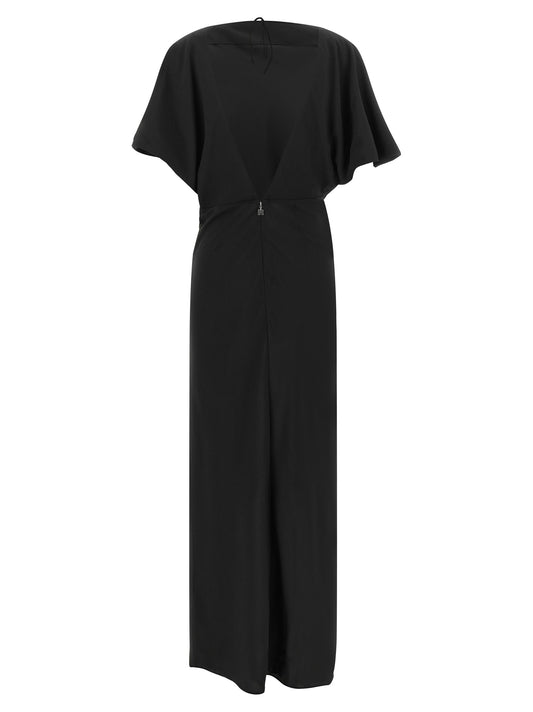 Wide slit dress