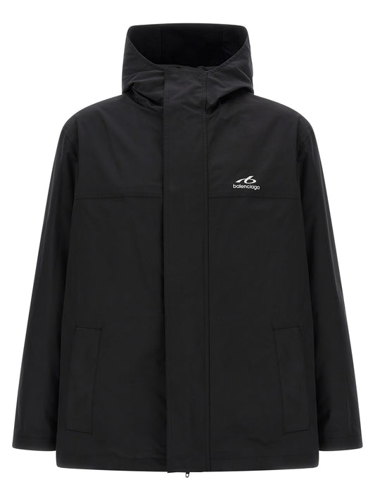 Windbreaker with logo