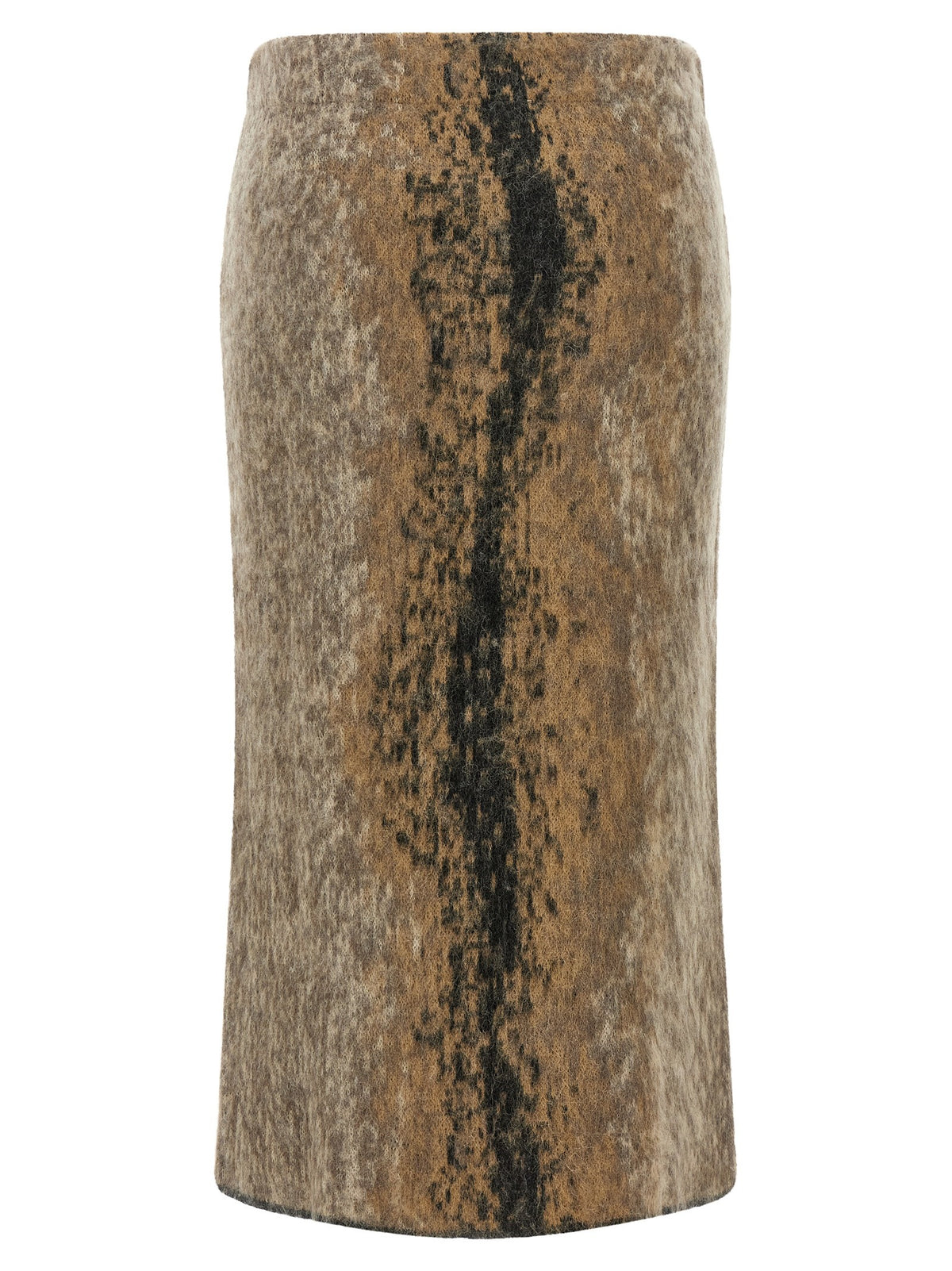 Wool and alpaca skirt