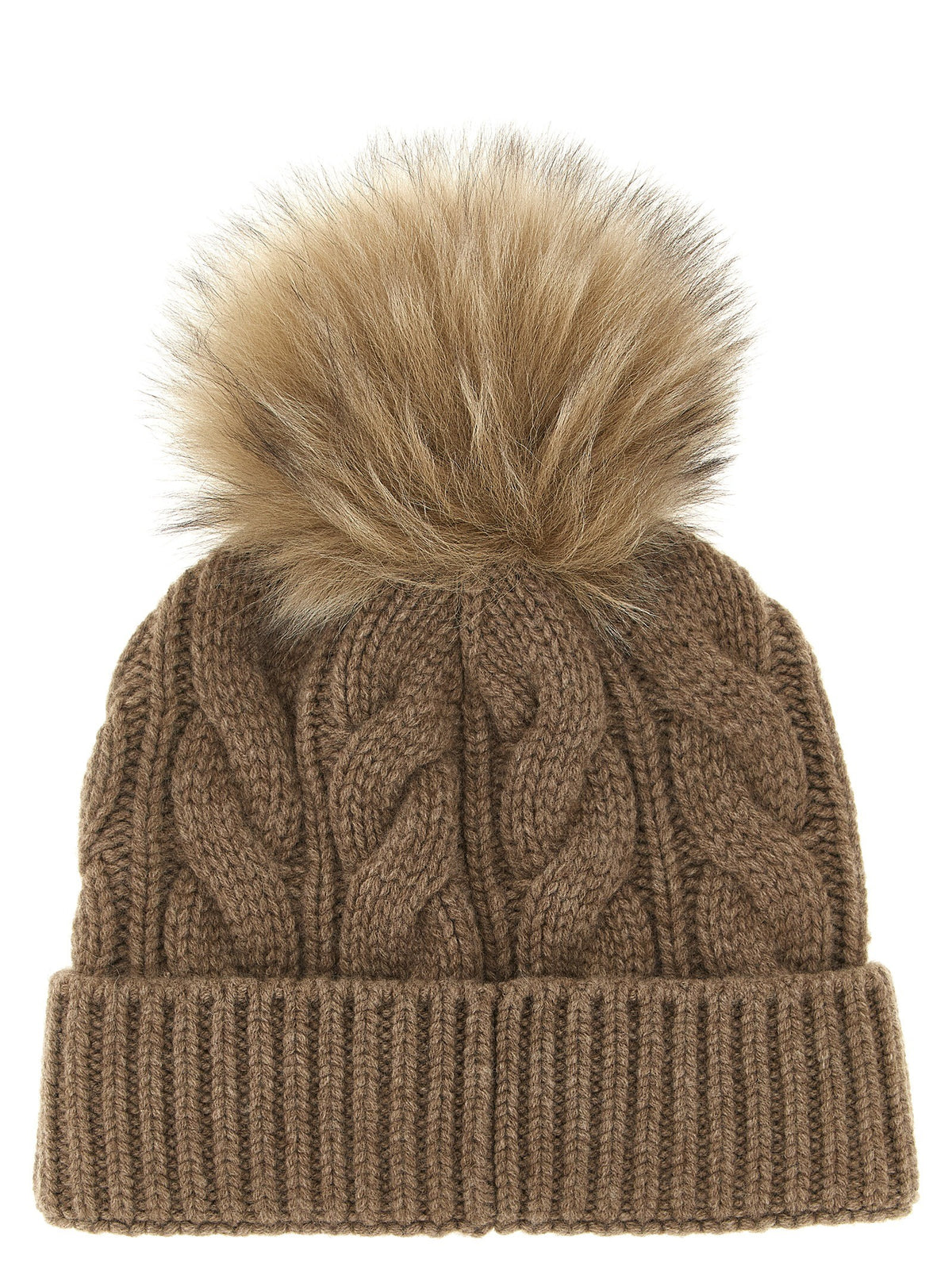 Wool and cashmere beanie