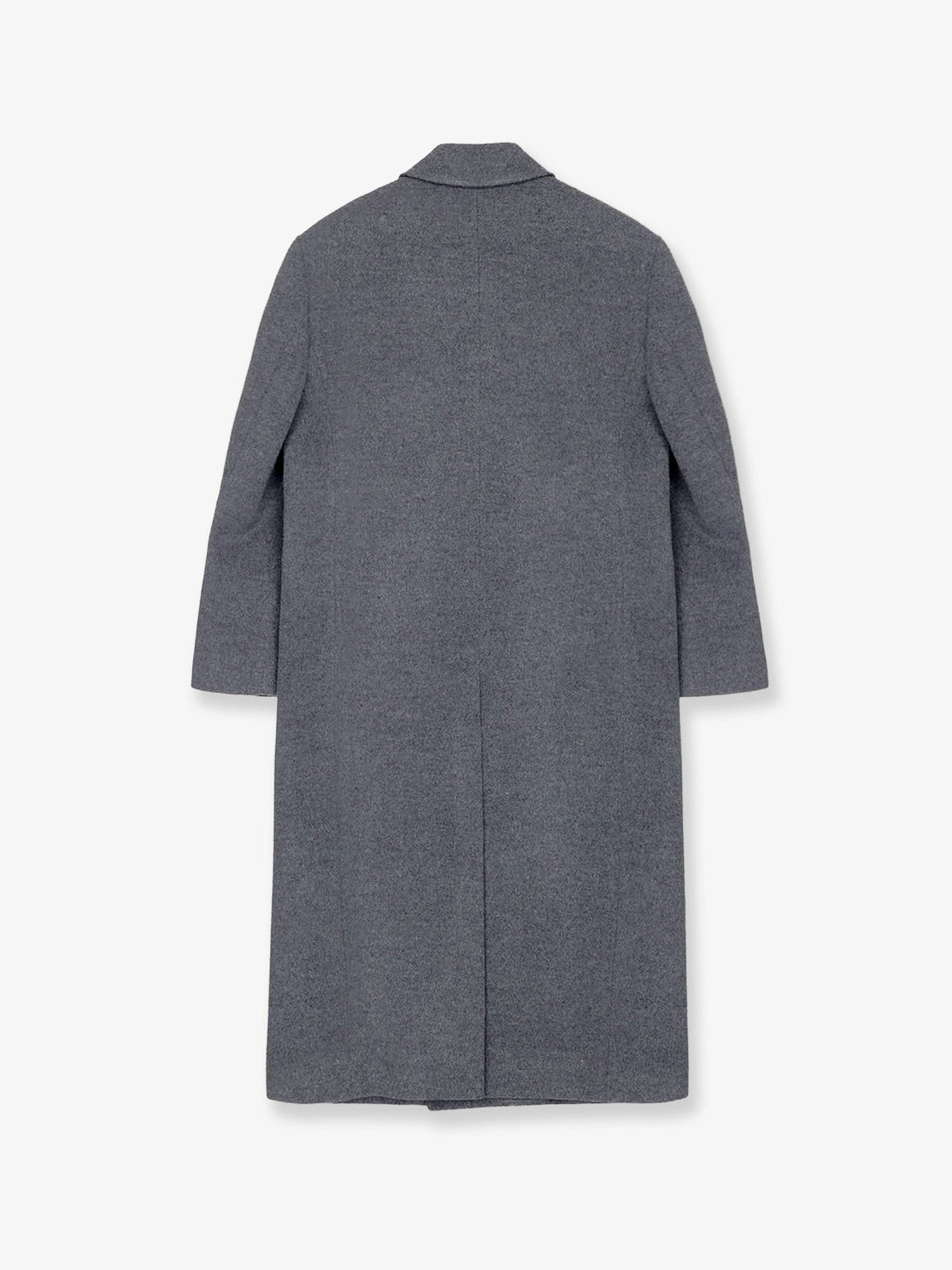 Wool and cashmere blend double-breasted coat