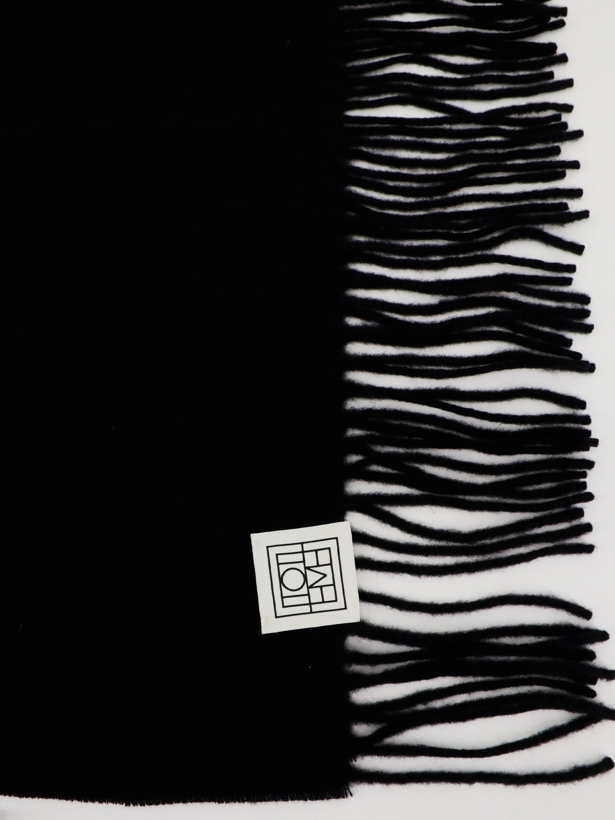 Wool and cashmere blend scarf