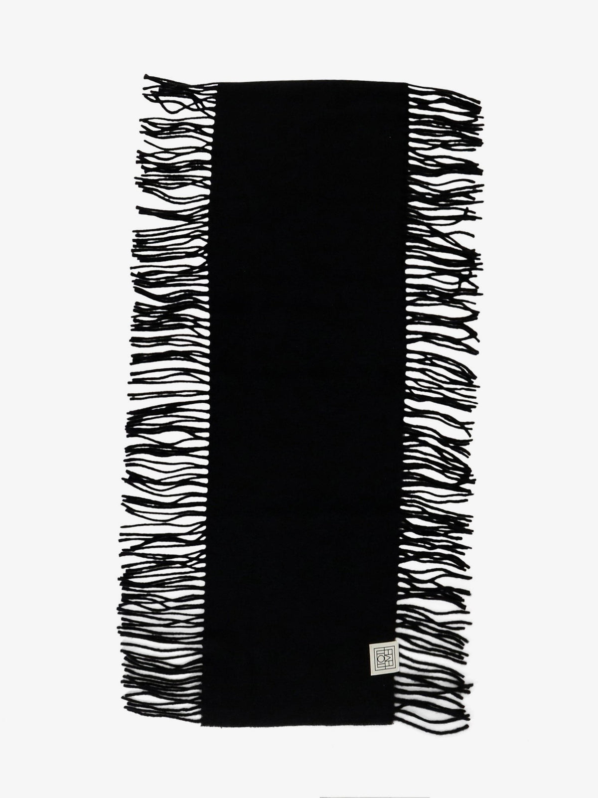 Wool and cashmere blend scarf
