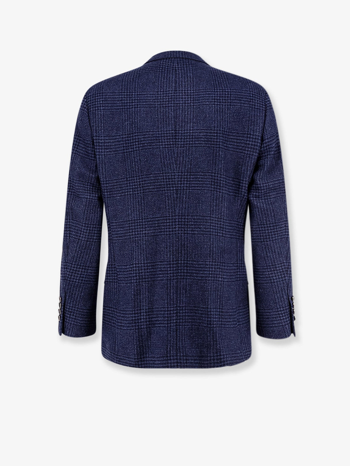 Wool and cashmere blend suit with Prince of Wales pattern