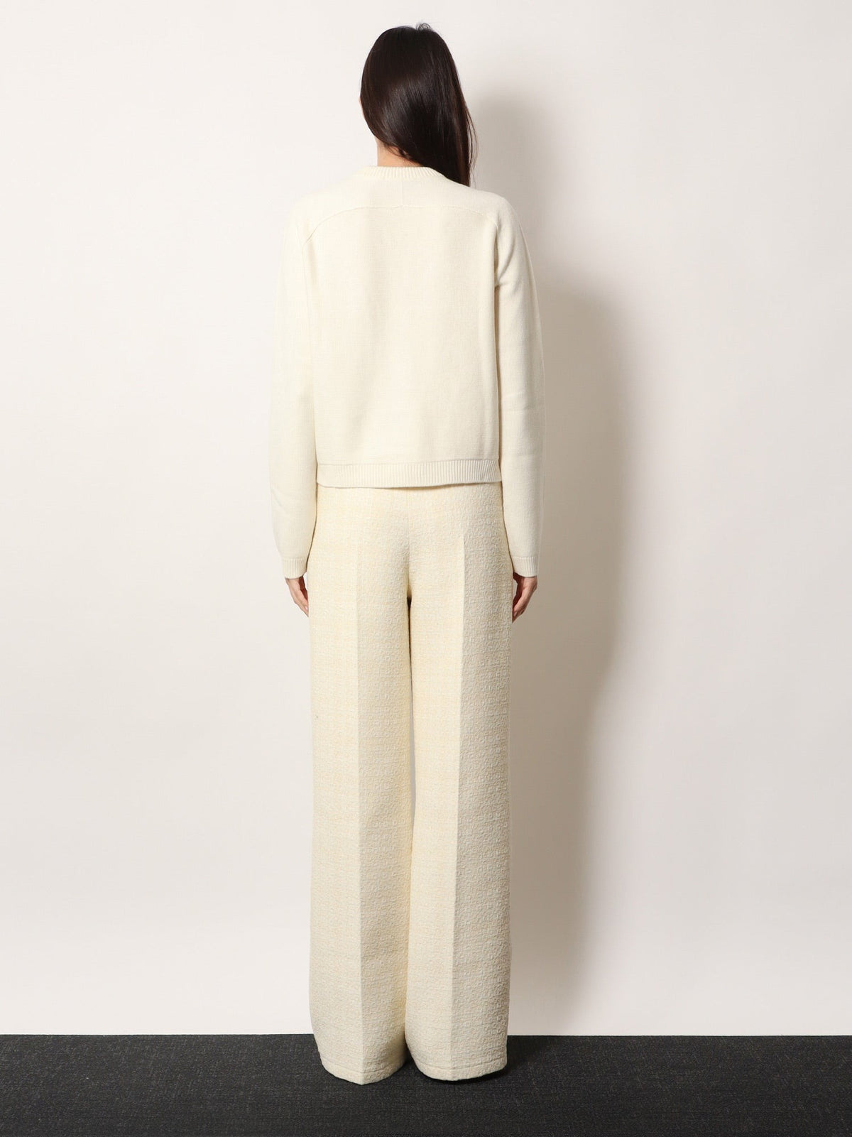 Wool and cashmere cardigan with metal Horsebit