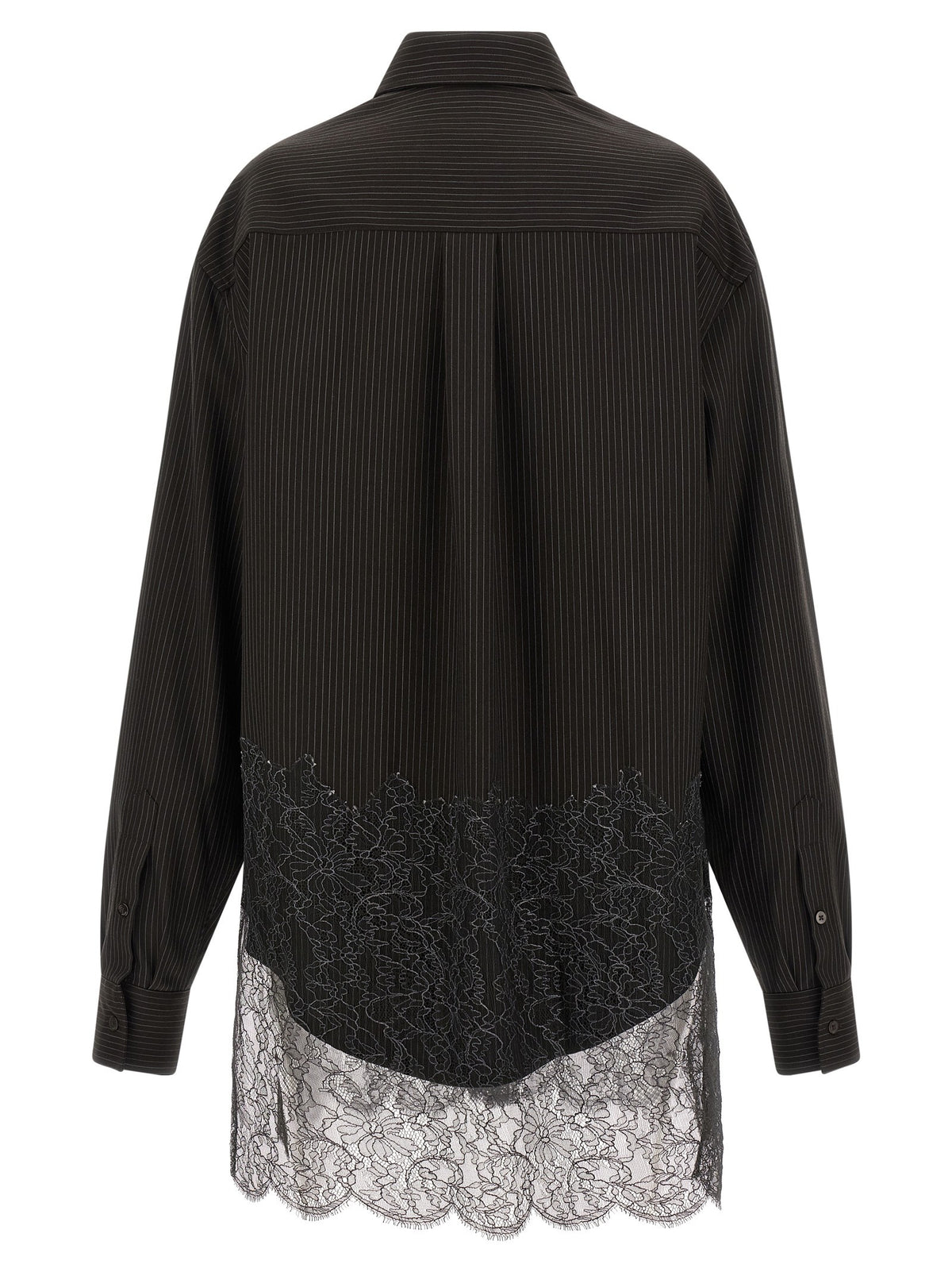 Wool and lace shirt
