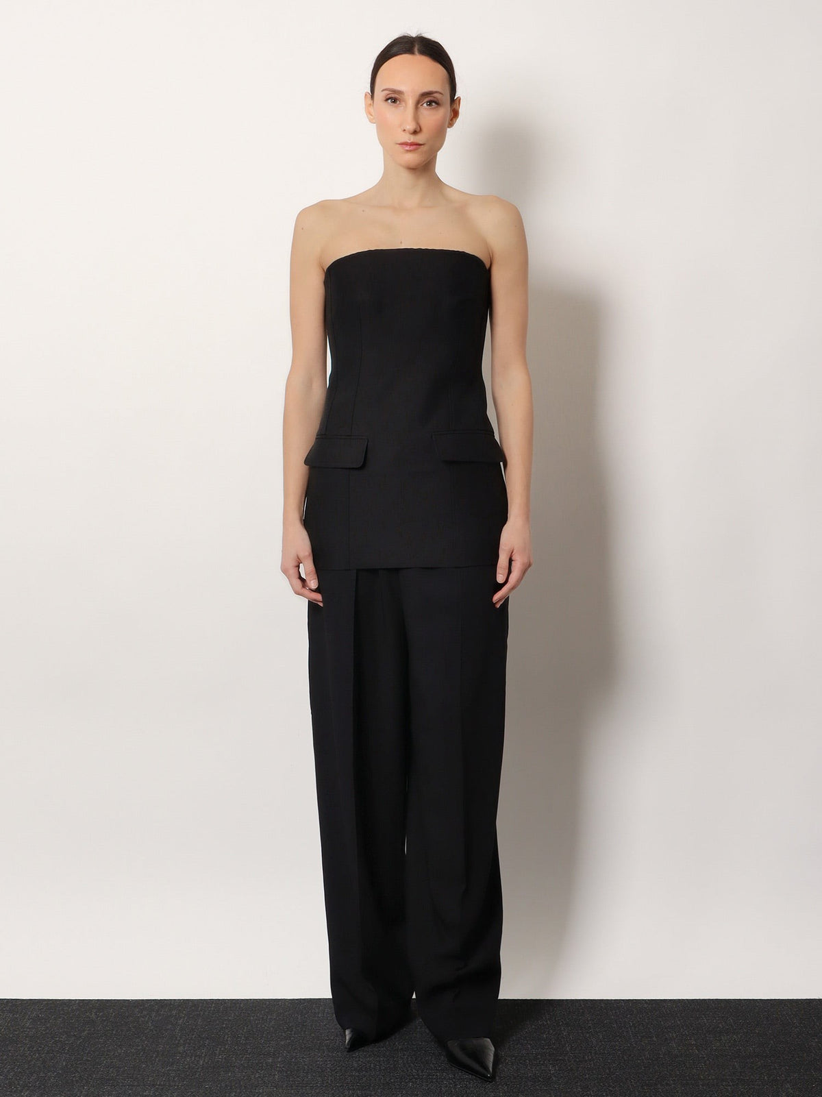 Wool and silk blend tank top