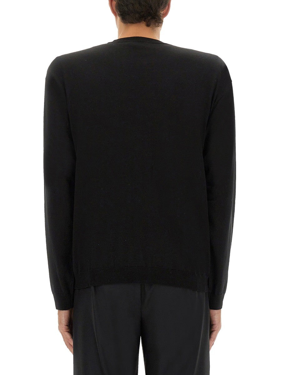 WOOL AND SILK PULLOVER