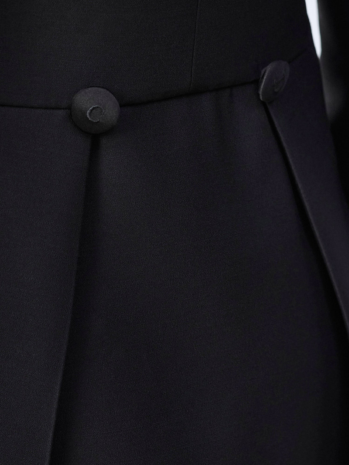 Wool and silk tuxedo blazer