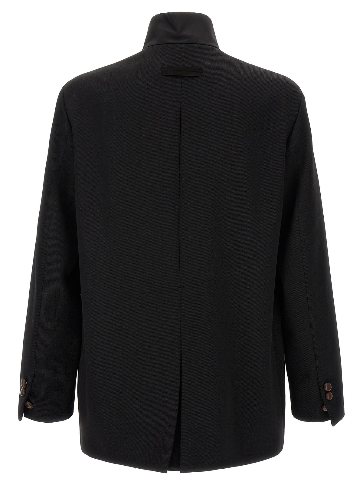 Wool blazer with buttons