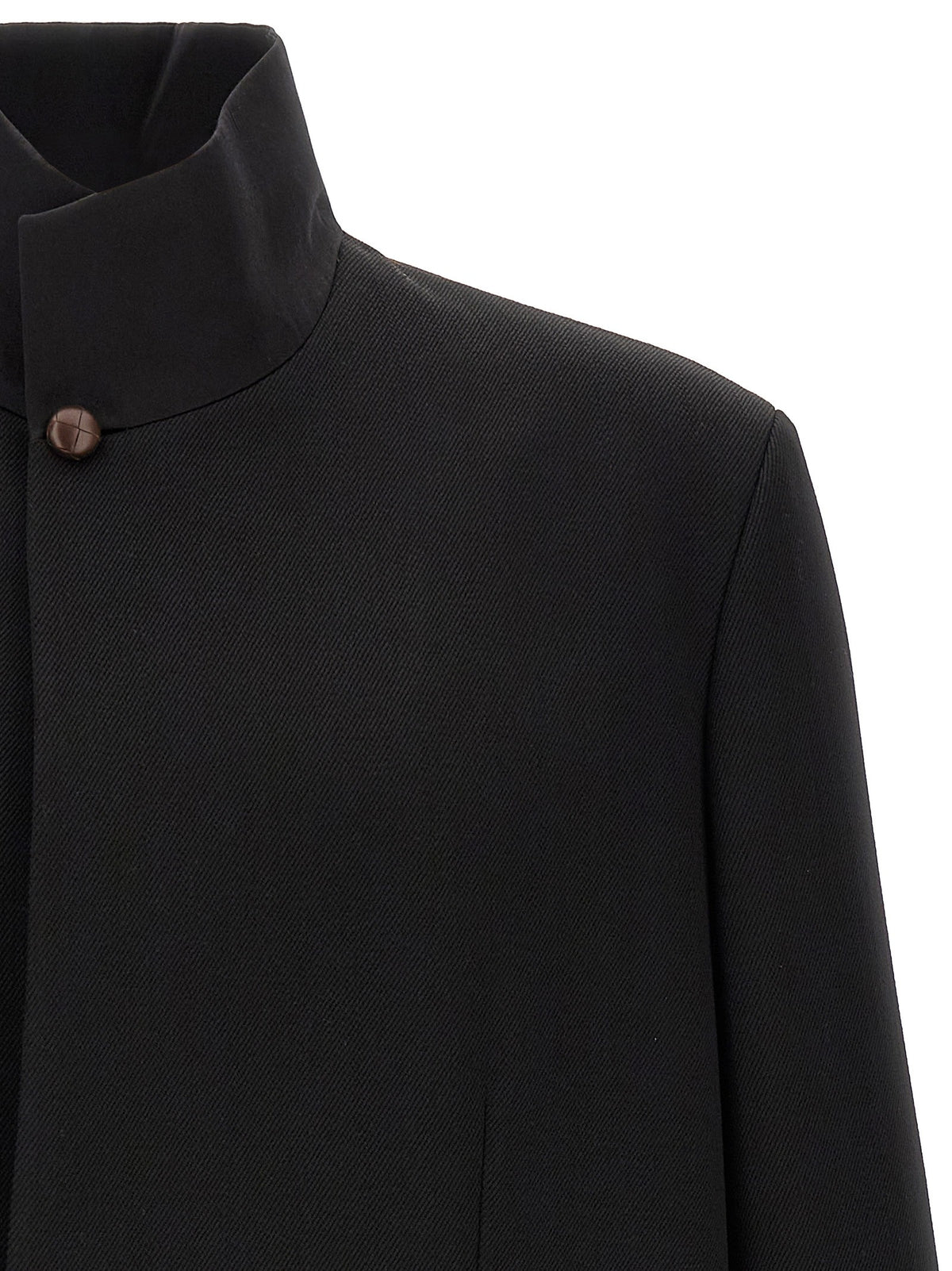 Wool blazer with buttons
