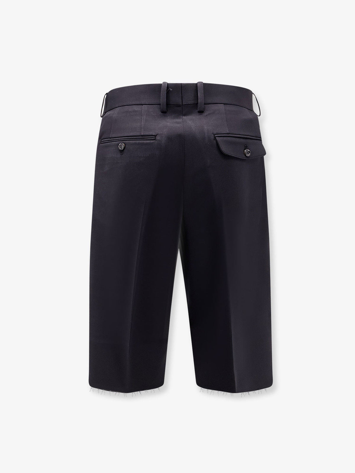 Wool blend bermuda shorts with frontale pinces