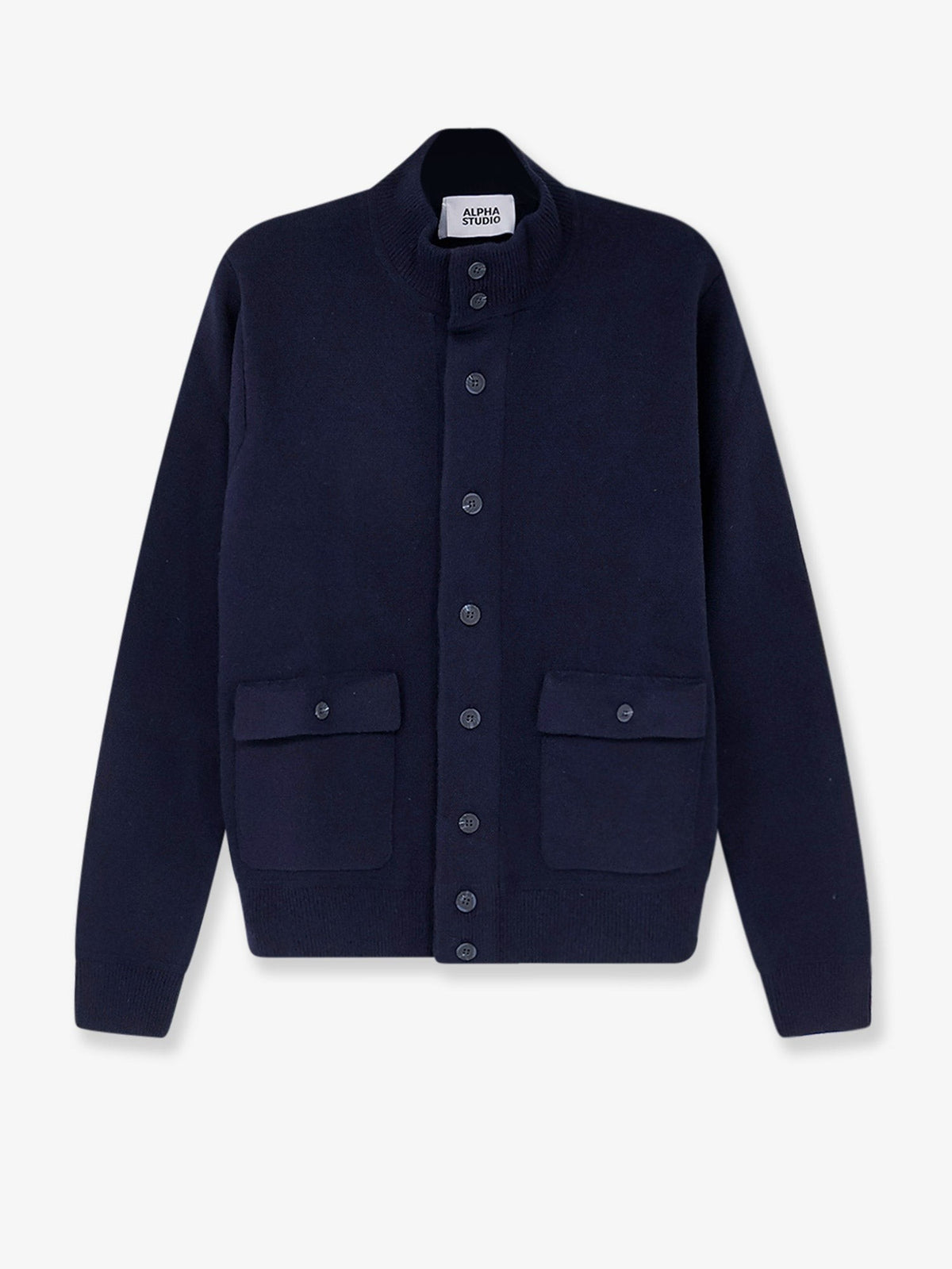 Wool blend cardigan