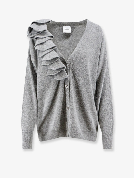 Wool blend cardigan