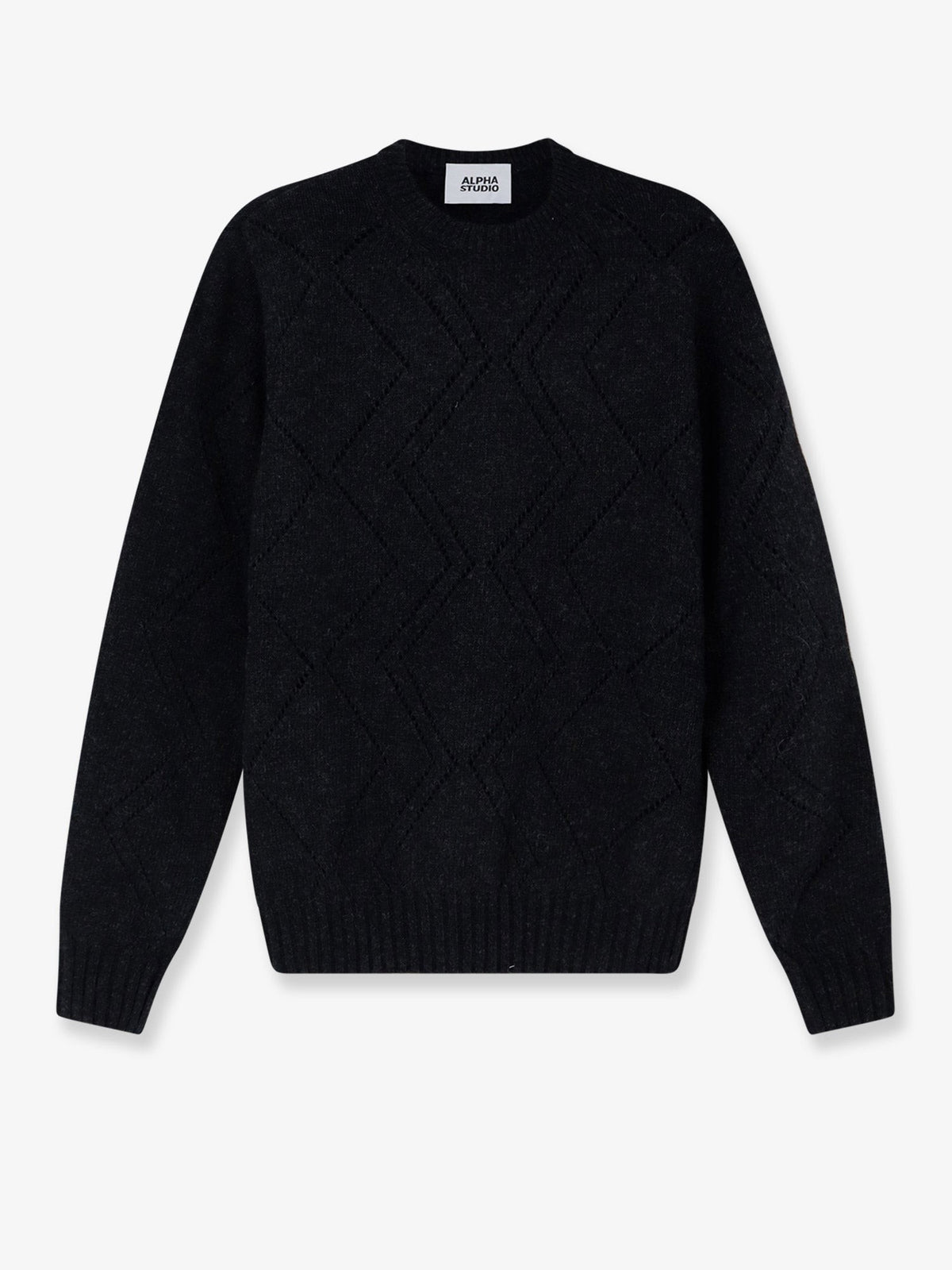 Wool-blend crew-neck sweater