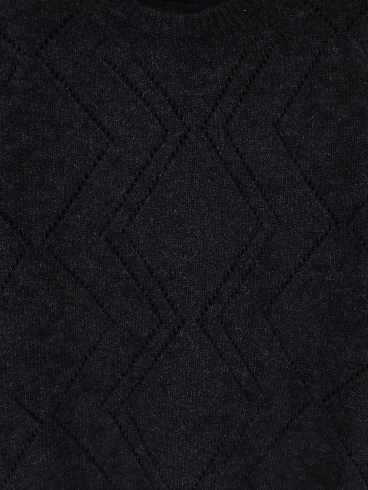 Wool-blend crew-neck sweater