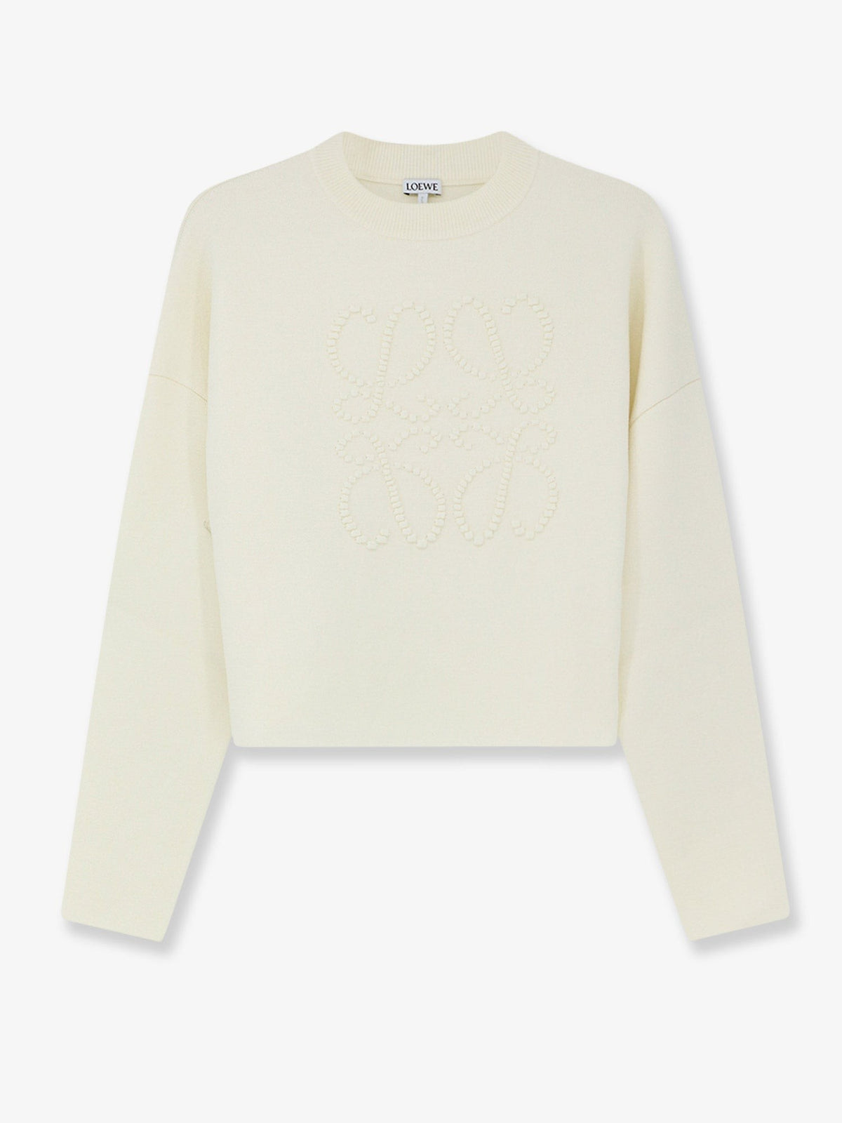 Wool blend crewneck sweater
