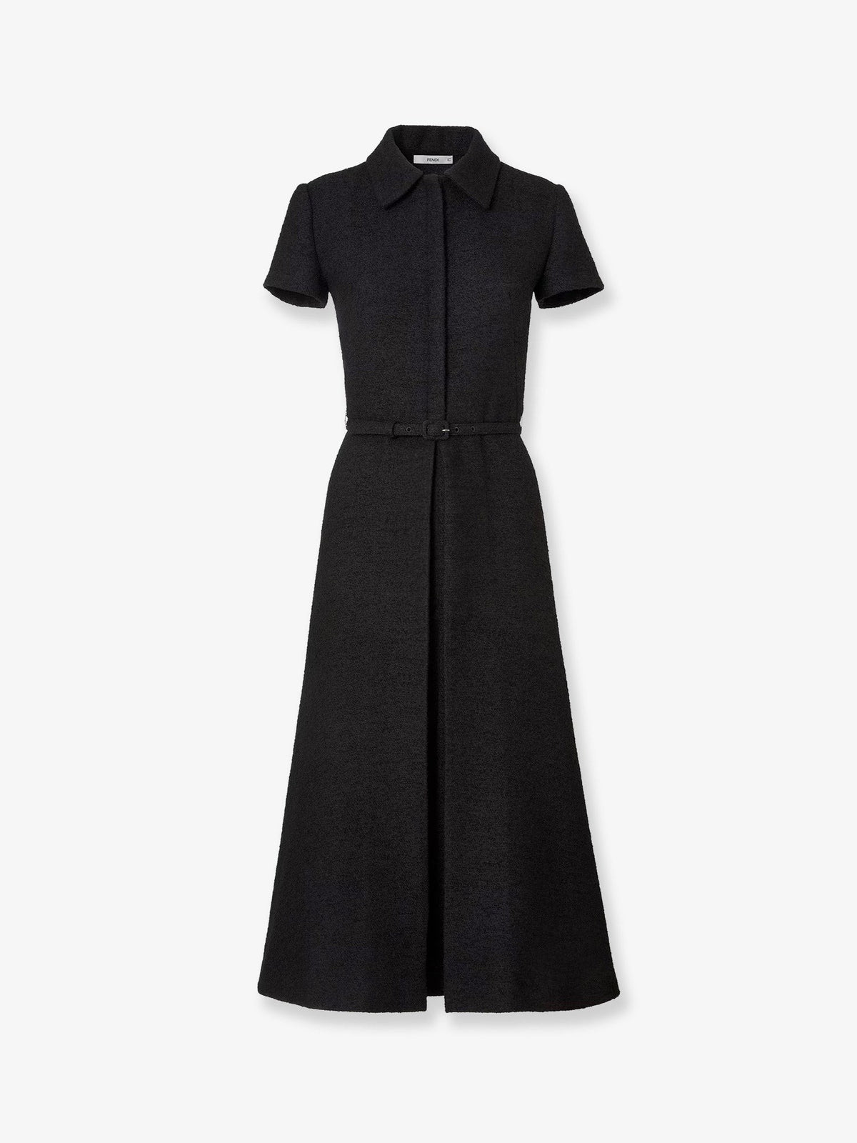 Wool blend long dress