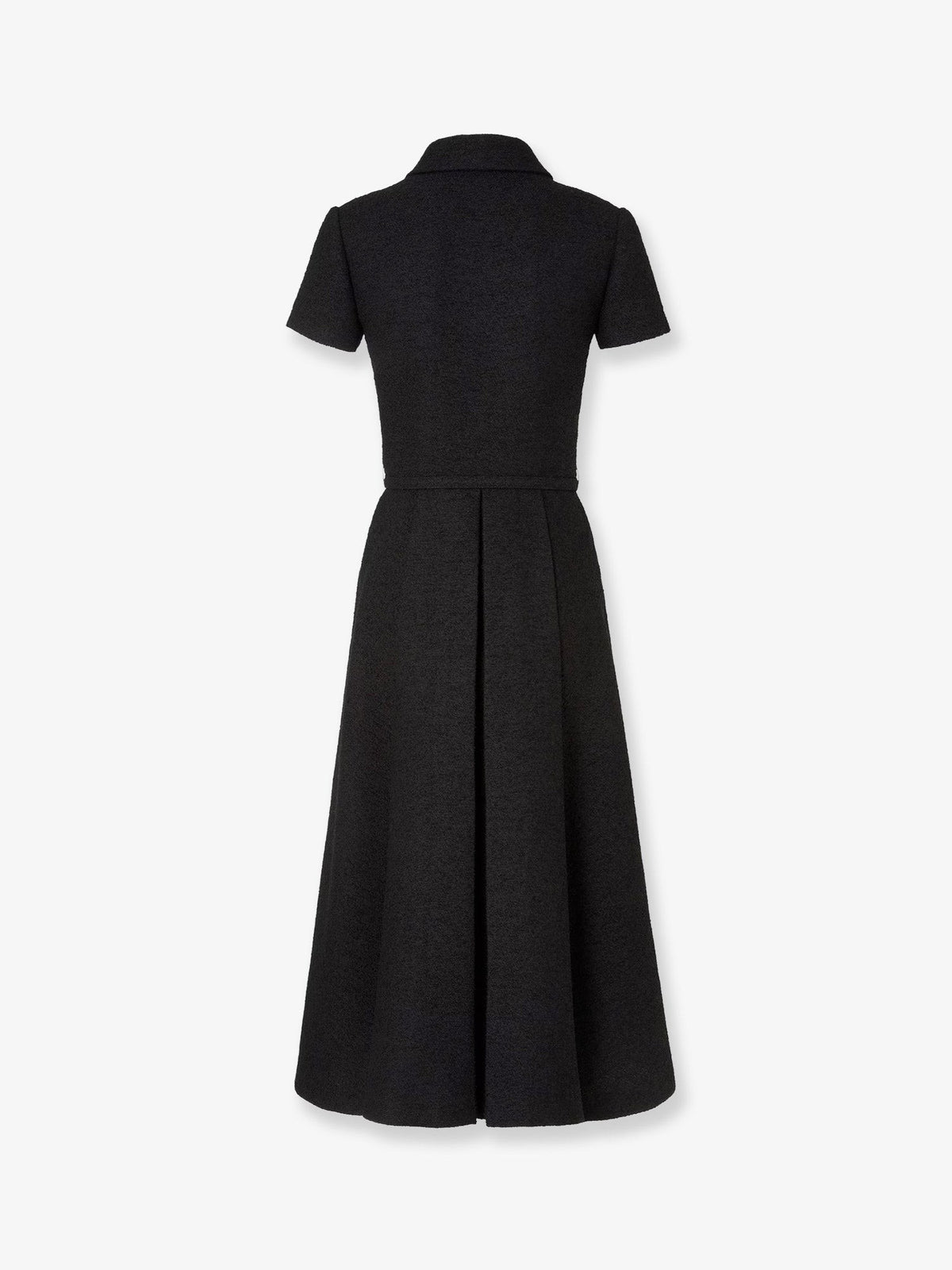 Wool blend long dress