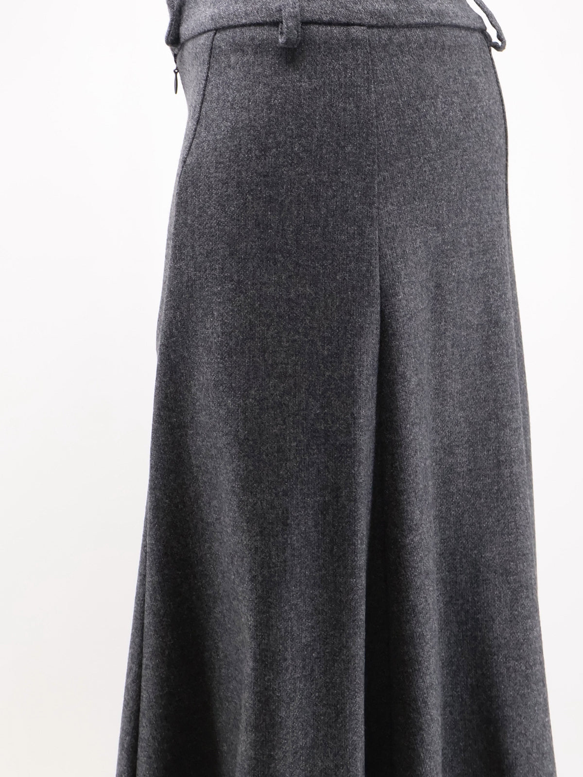 Wool blend pantskirt