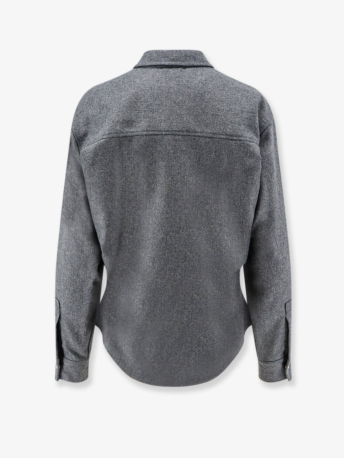 Wool blend shirt