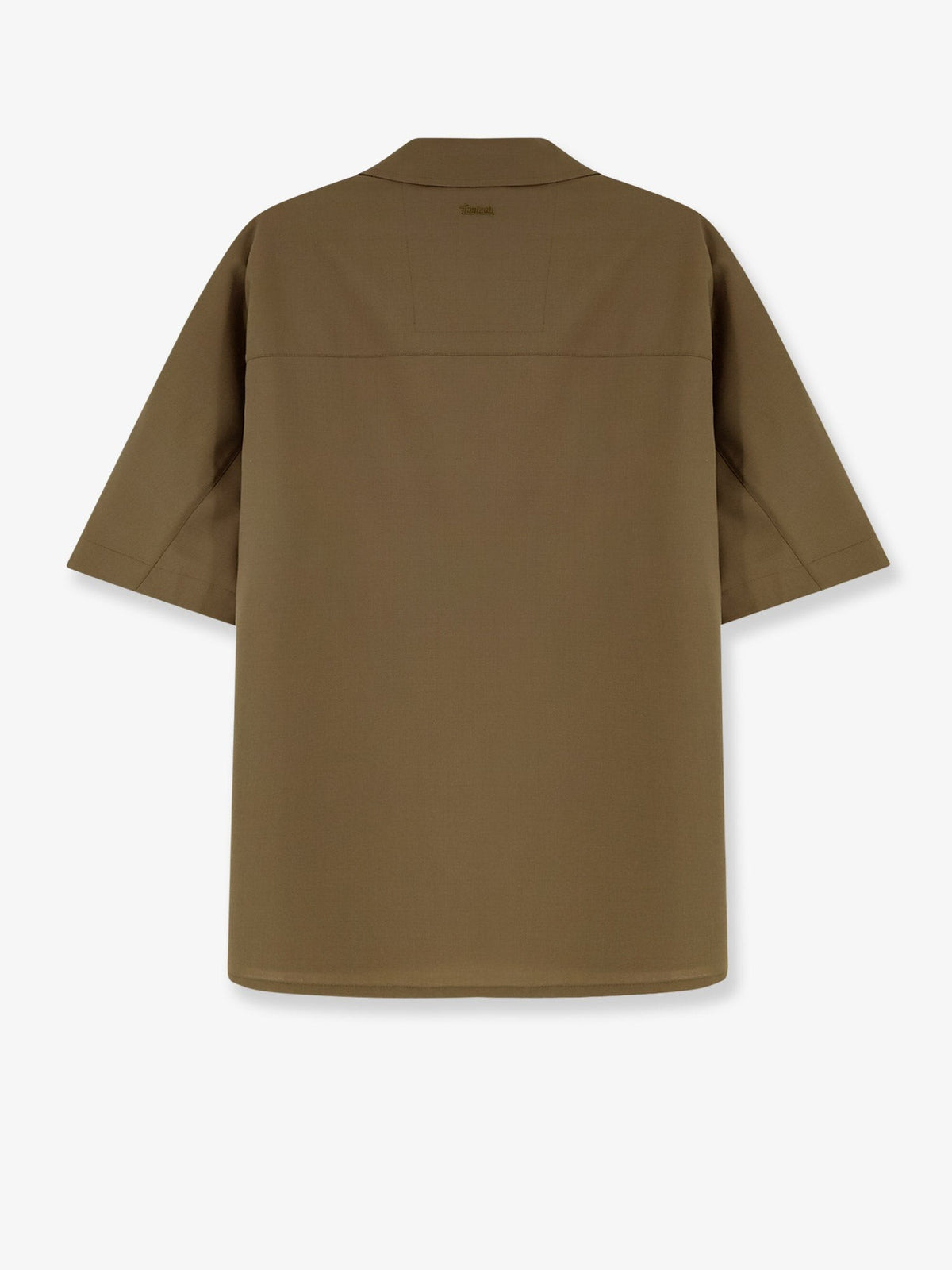 Wool blend shirt