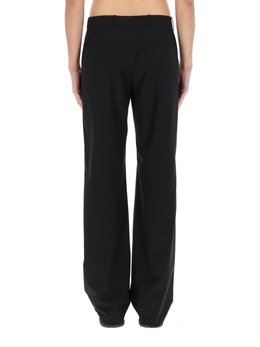 WOOL BLEND TAILORED PANTS
