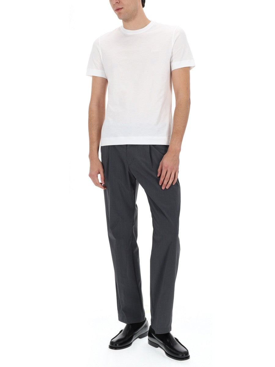WOOL BLEND TAILORED PANTS