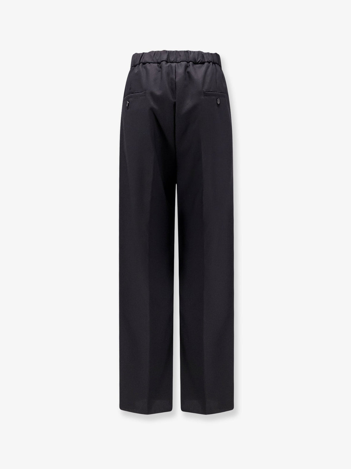 Wool blend trousers