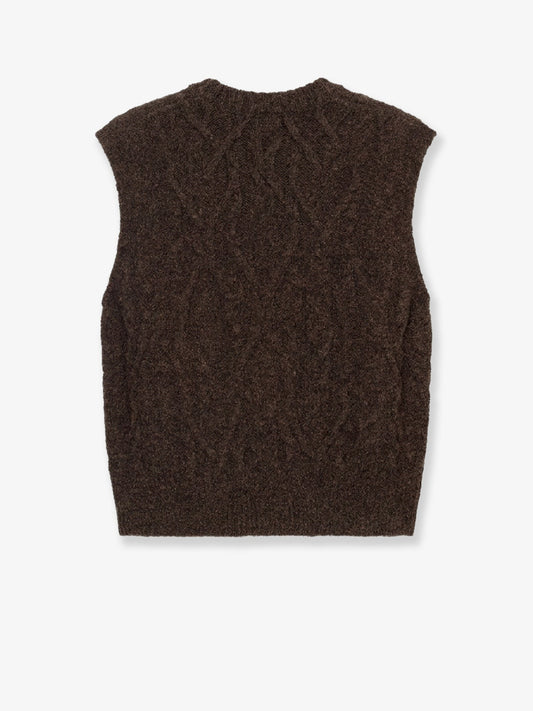 Wool blend vest