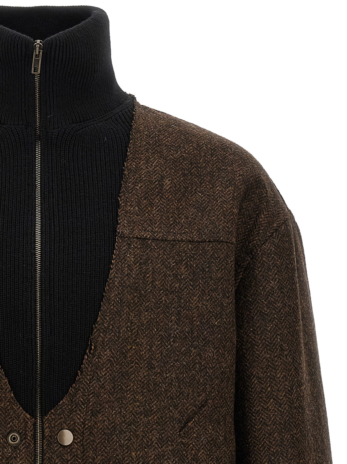 Wool bomber jacket