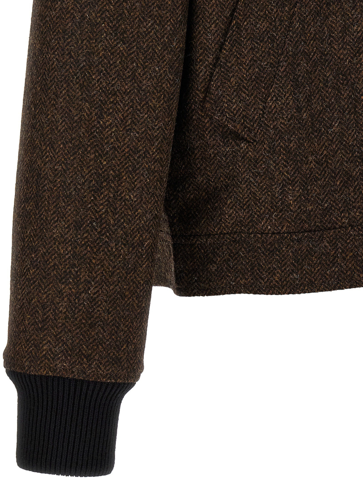 Wool bomber jacket