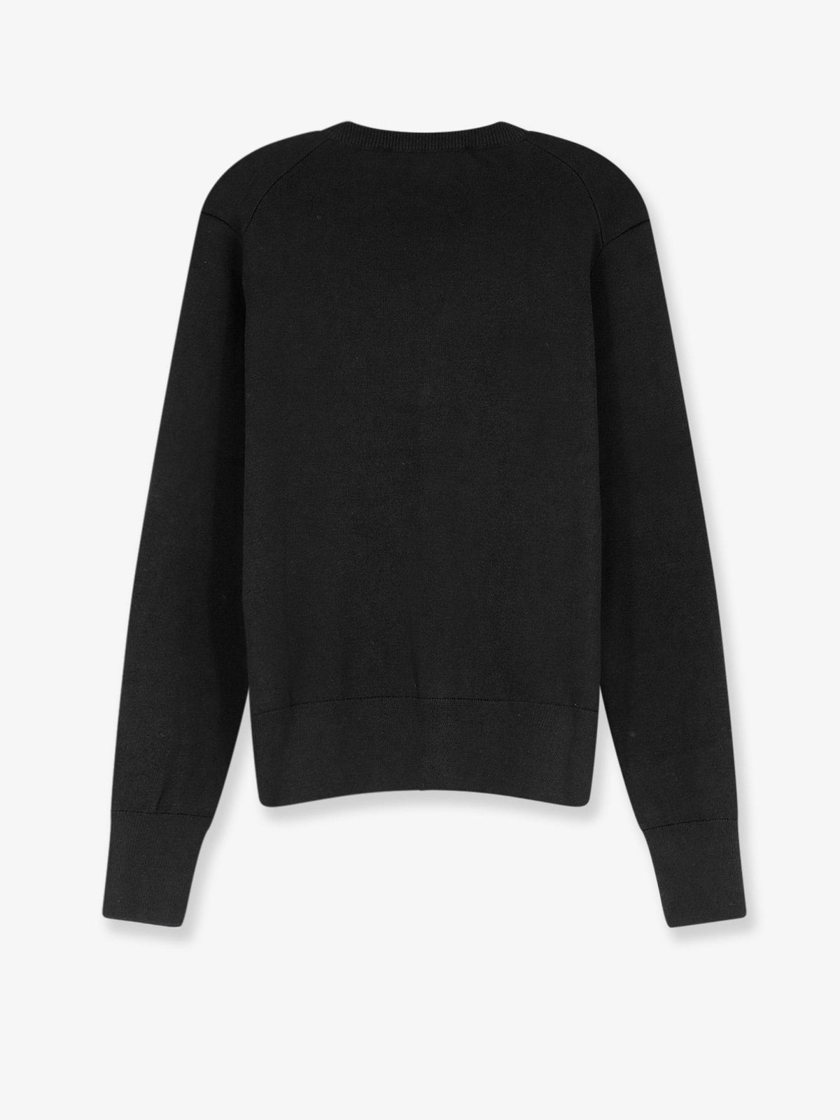 Wool cardigan with Logo embroidery