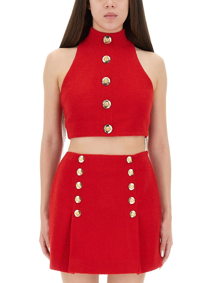 WOOL CROP TOP