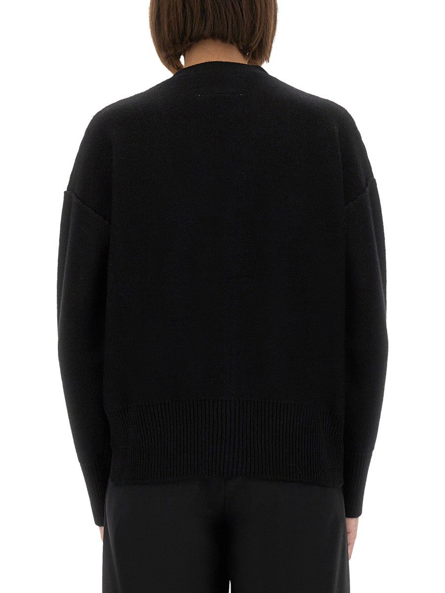 WOOL KNIT CARDIGAN