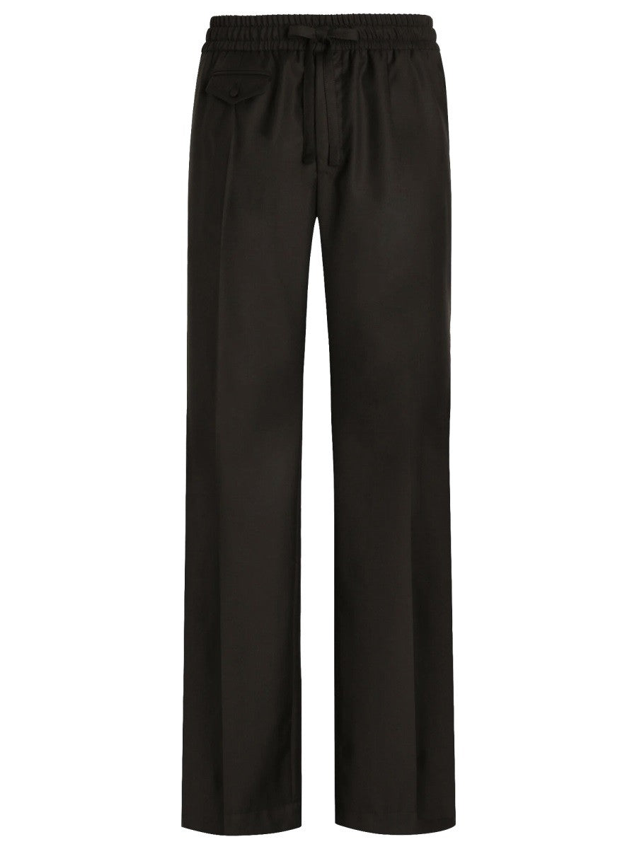 WOOL KNIT JOGGING PANTS