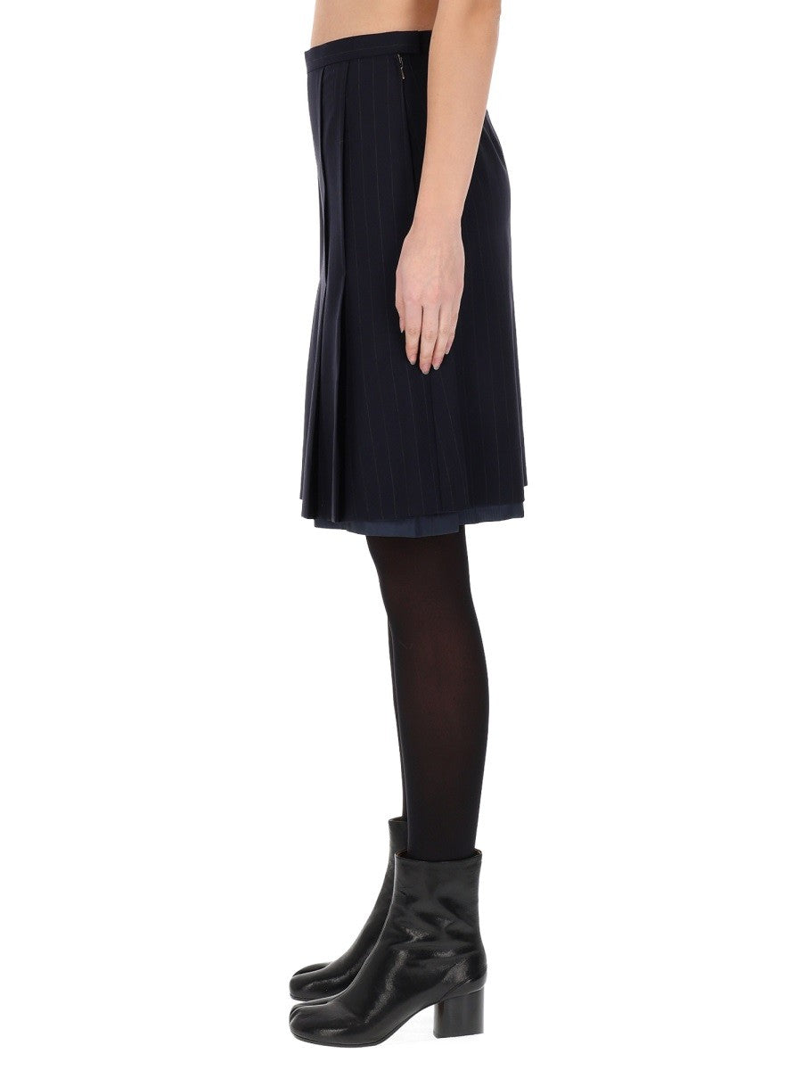 WOOL MIDI SKIRT