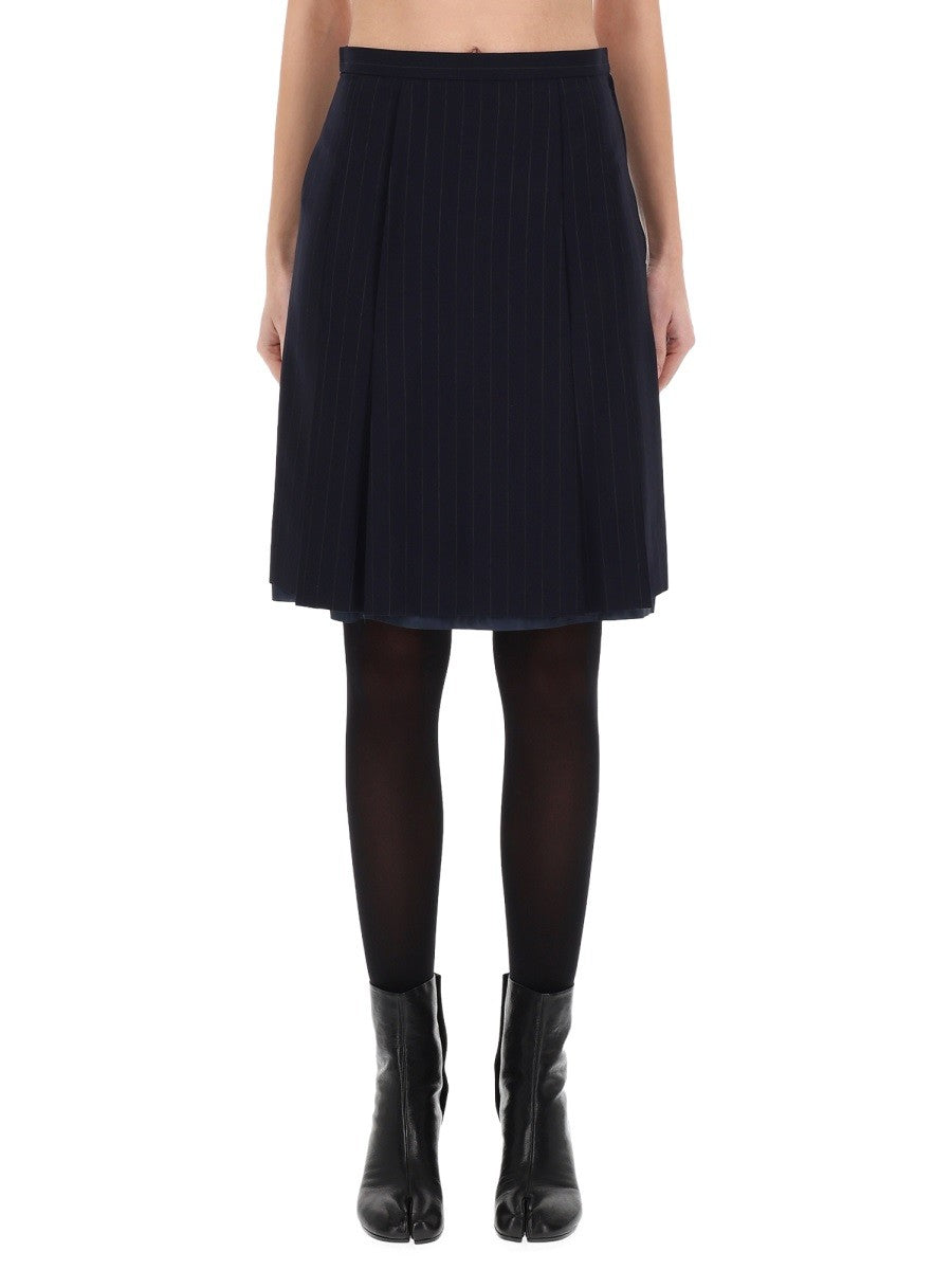 WOOL MIDI SKIRT