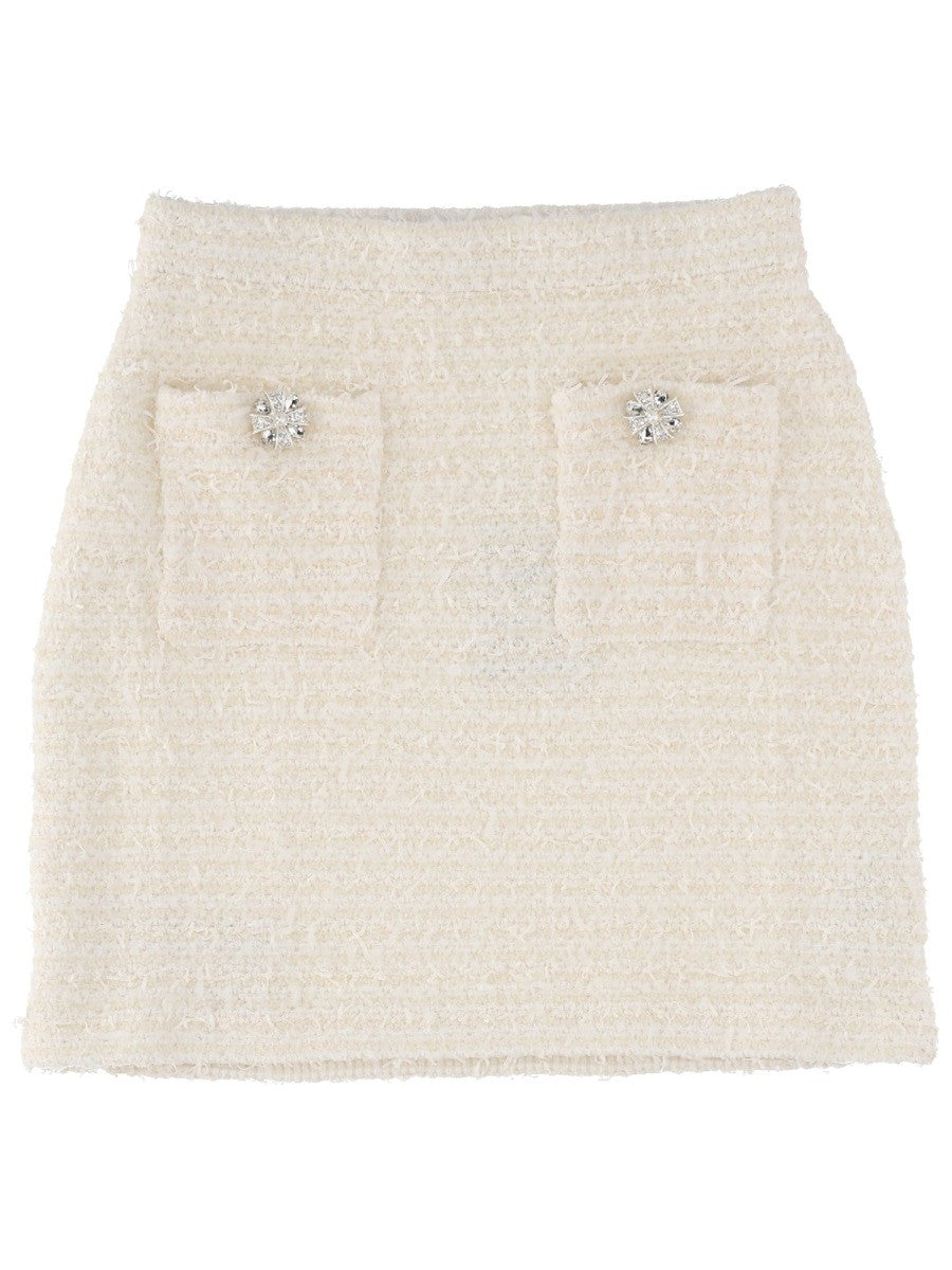 WOOL MINISKIRT