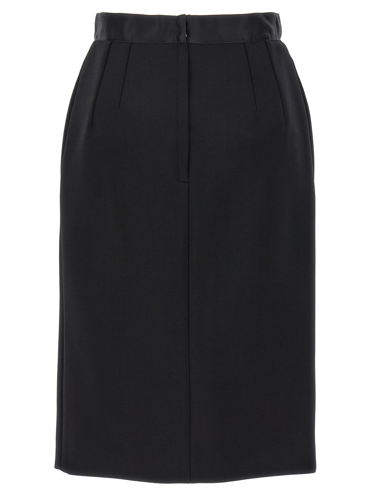 Wool pencil skirt