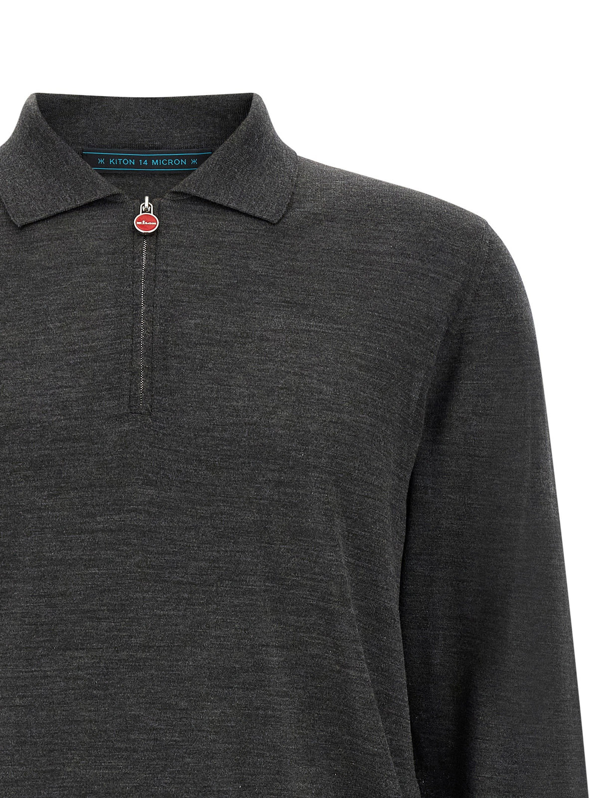 Wool polo shirt 14 microns