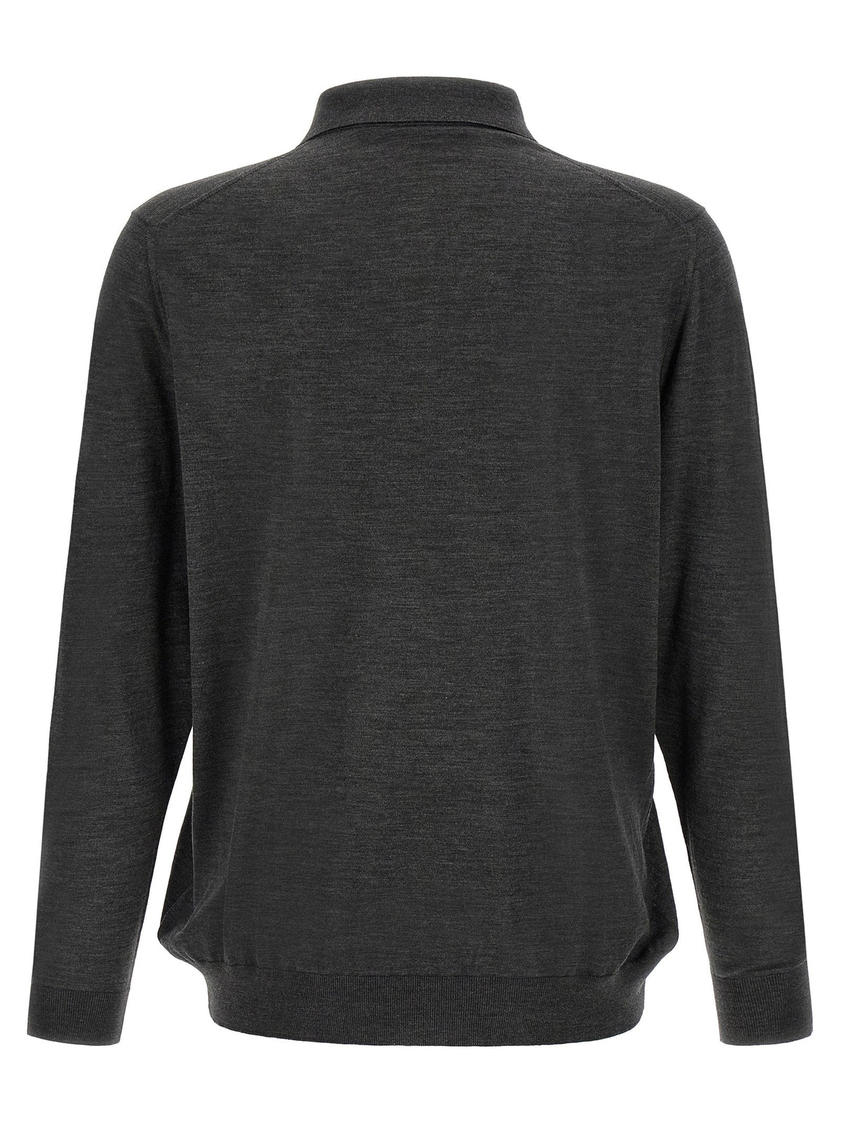 Wool polo shirt 14 microns