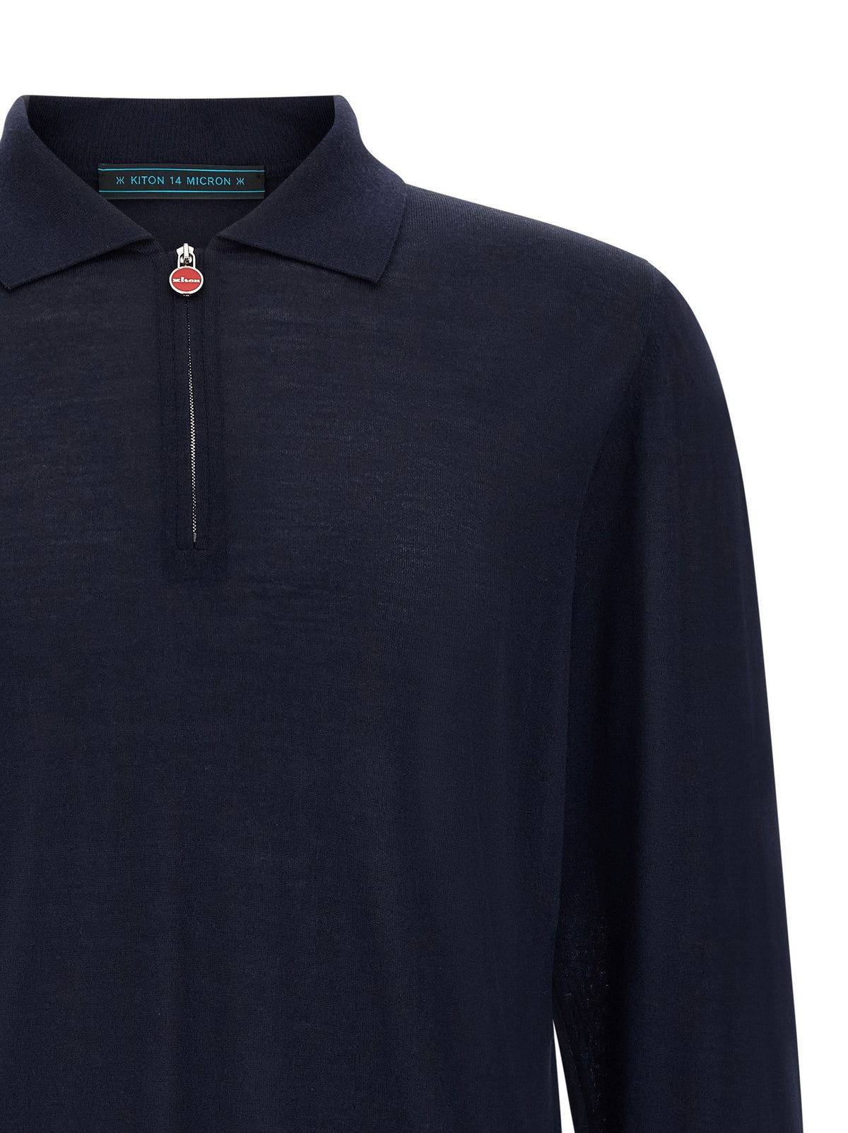 Wool polo shirt 14 microns