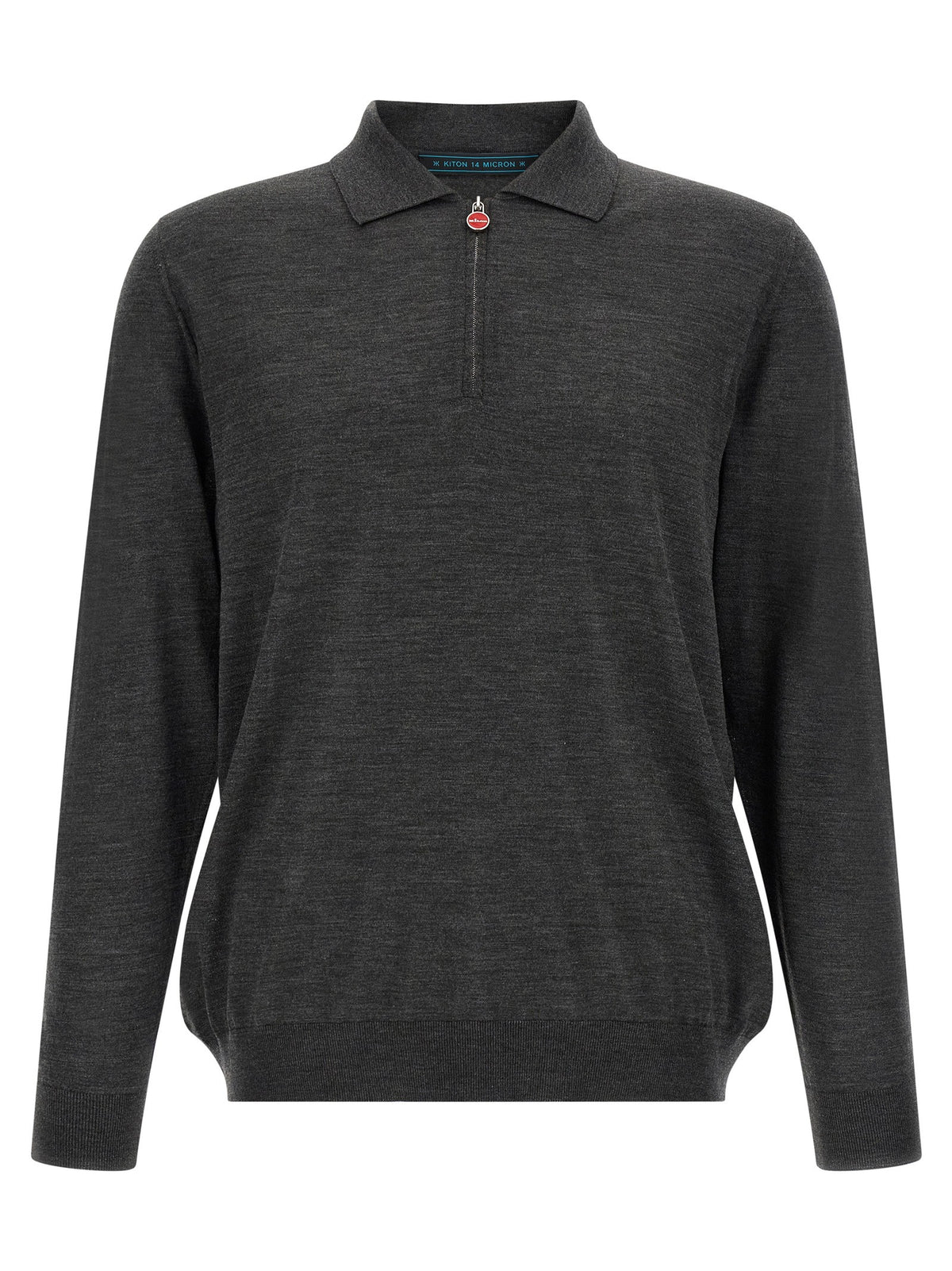 Wool polo shirt 14 microns