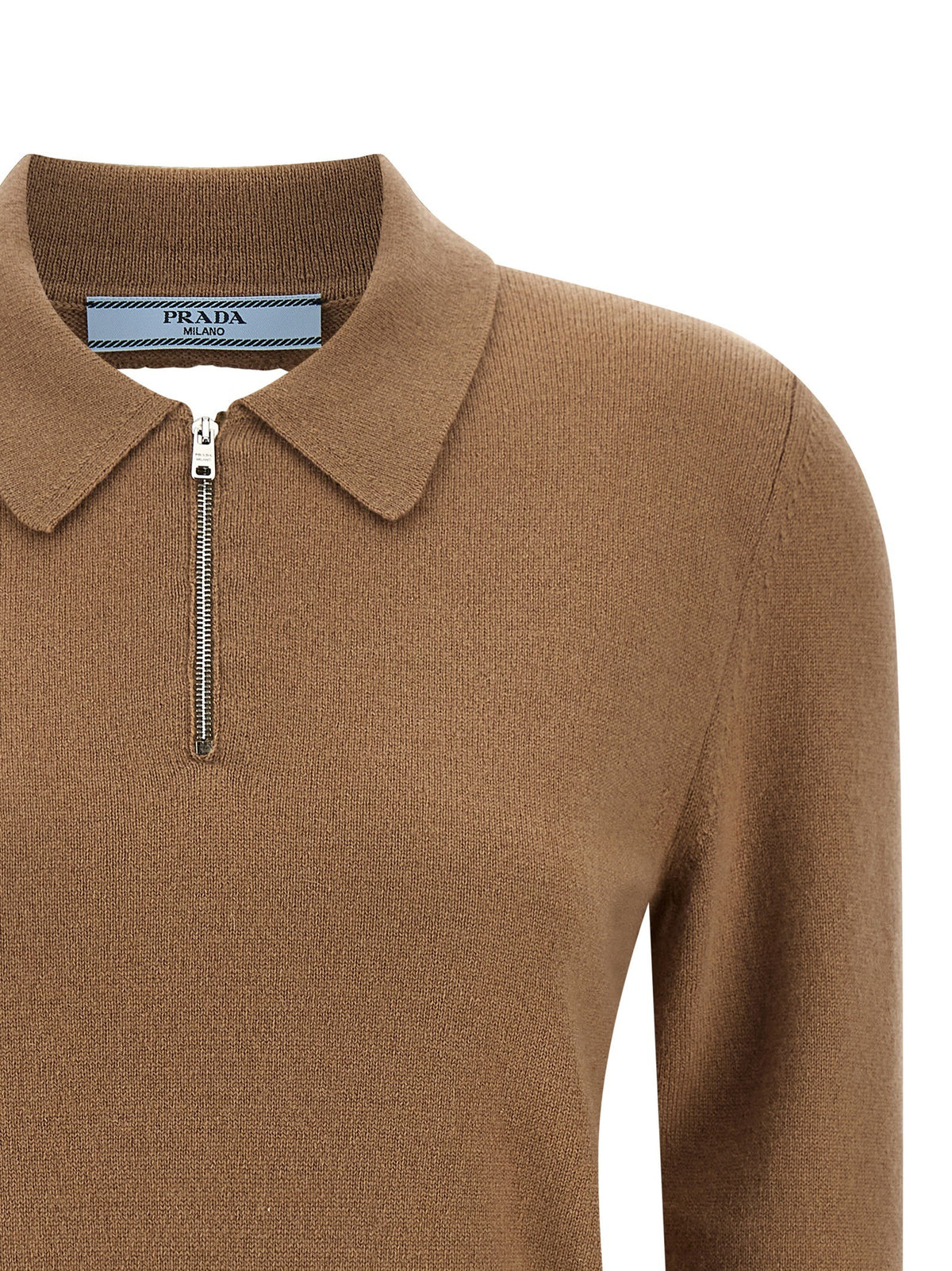 Wool polo shirt
