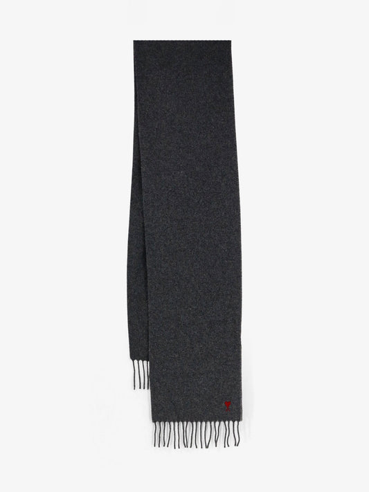 Wool scarf with Ami de Coeur embroidery