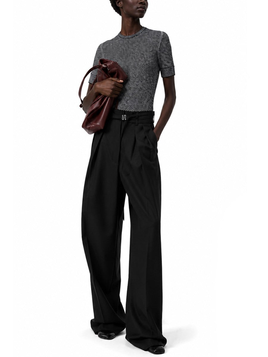 WOOL TAILORED PANTS